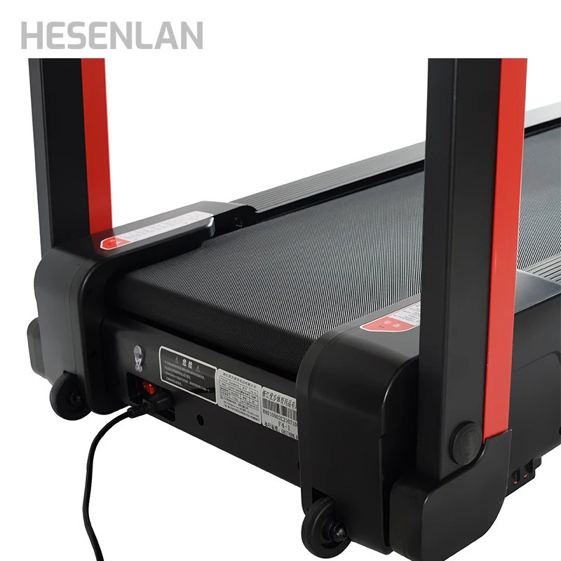 Hesenlan Magnetic Suspension Honeycomb Shock Absorption New Generation Motorized Running Machine Cheap Price Treadmill