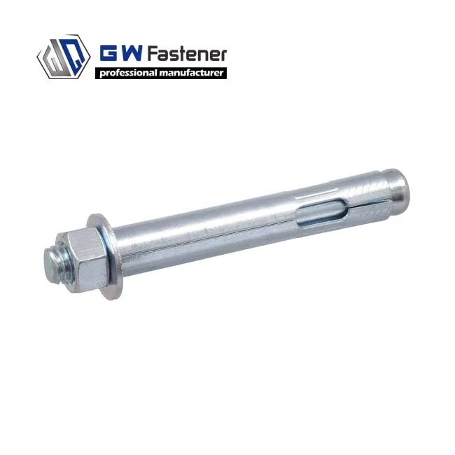 GW Fastsener Factory Hot Dip Galvanised Hex Head Dynabolt Sleeve Anchor Hex Flange Nut Dynabolt