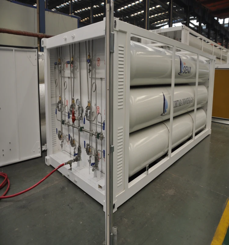 Premium Cng Cylinders Container 20Ft High Pressure Tube Skid Container