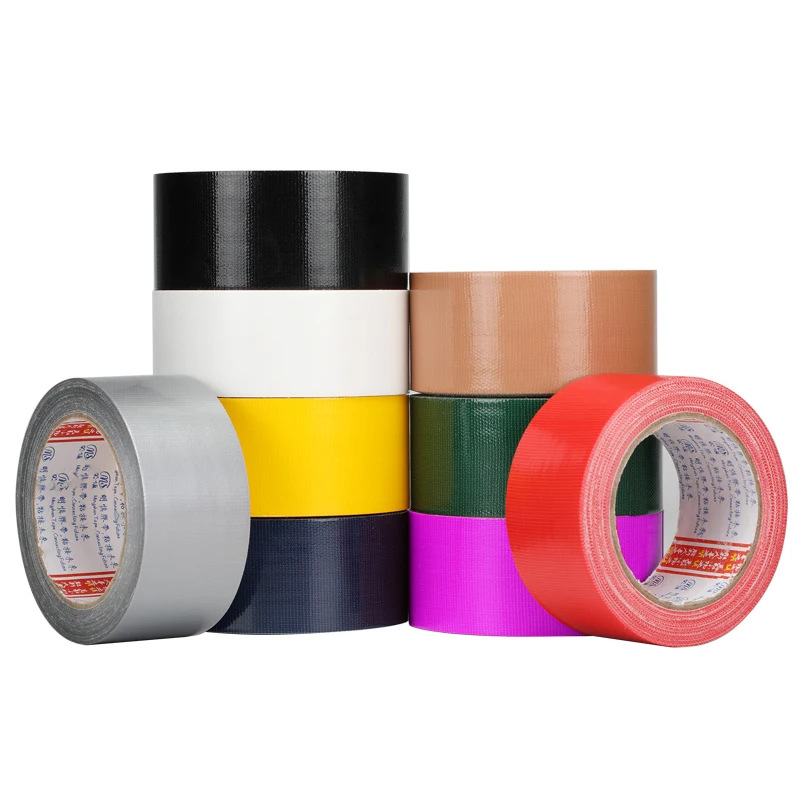 Custom Single Sided Rubber Adhesive Gaffer Fabric Cloth duct Tape
