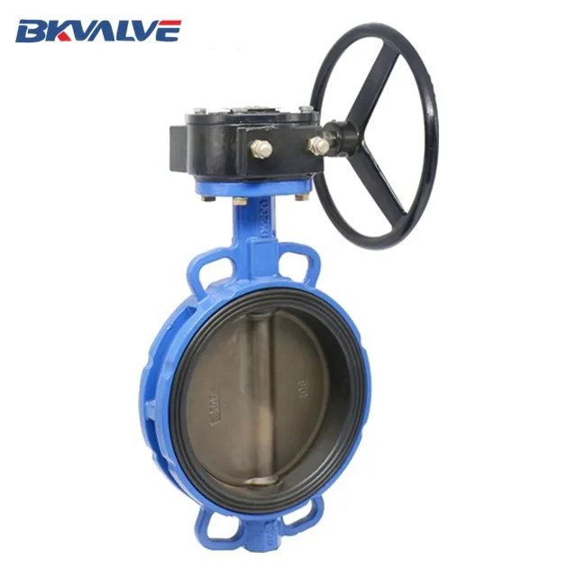 4 inch 6 inch 8 inch 10 inch 300mm ductile iron manual wafer butterfly valve