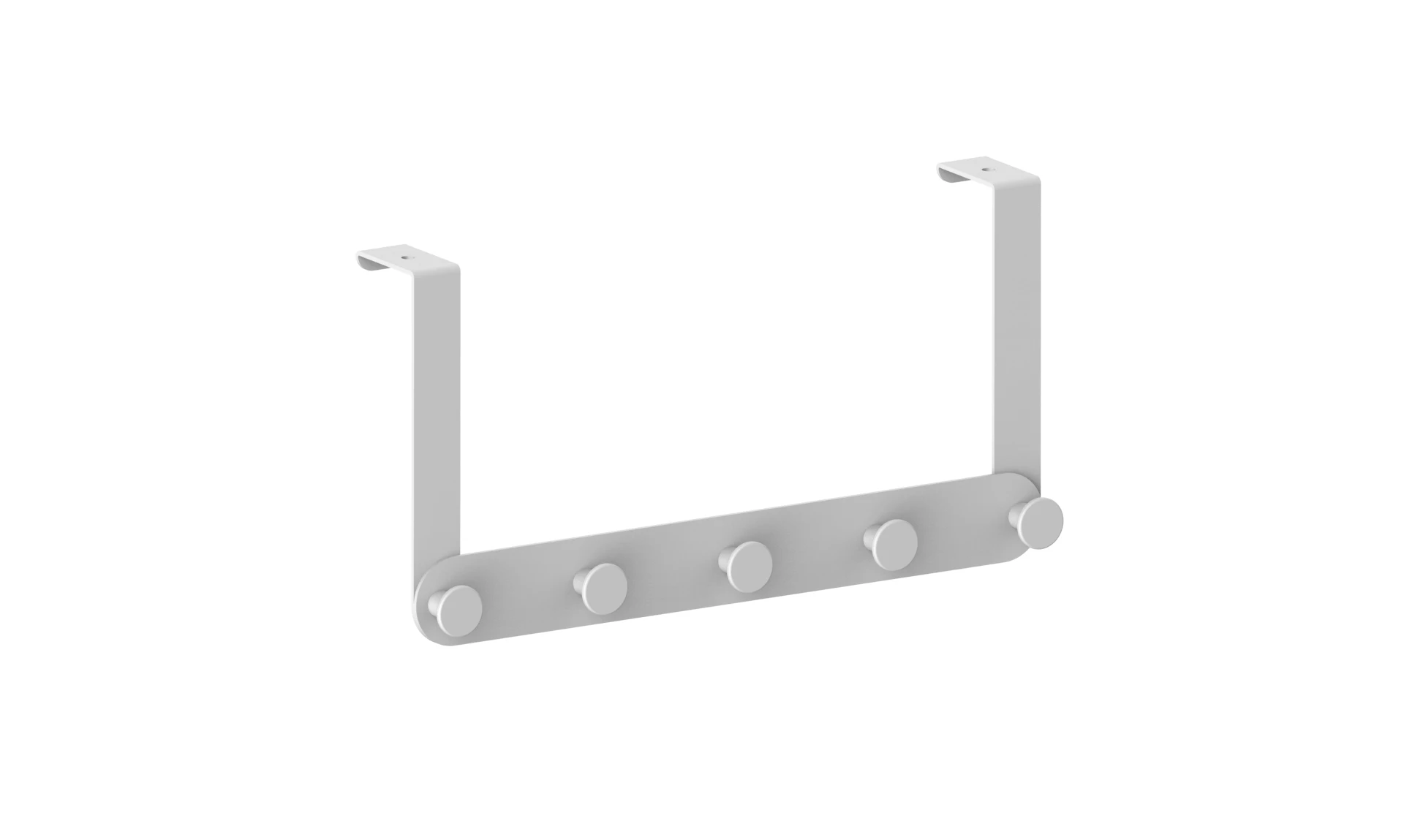 Bathroom accessories matt black 3M self adhesive hooks Coat Robe Hanger 4 Hooks for kitchen hooks