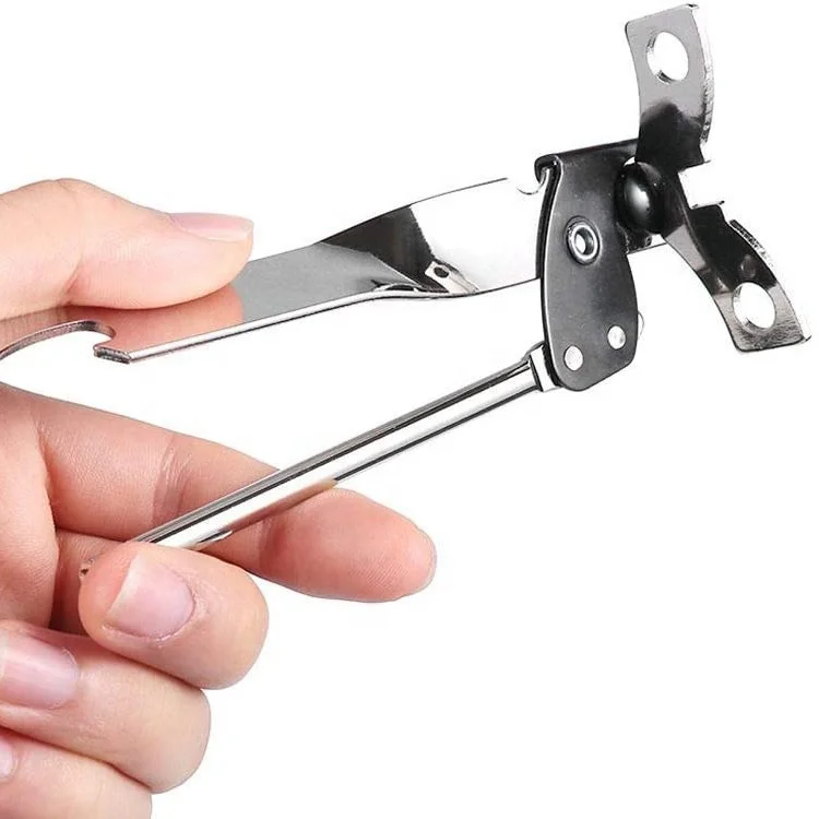 Multifunction factory price steel handle lower price tin opener manual probus can opener
