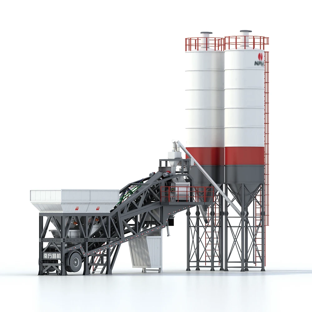 120 M3/H MOBILE CONCRETE BATCHING PLANT