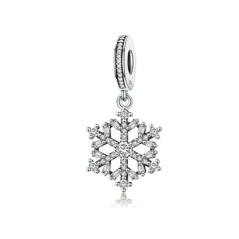 Factory Customization Christmas Gift ale 925 Sterling Silver Santa Claus compatible with charm silver for lady Bracelet beads