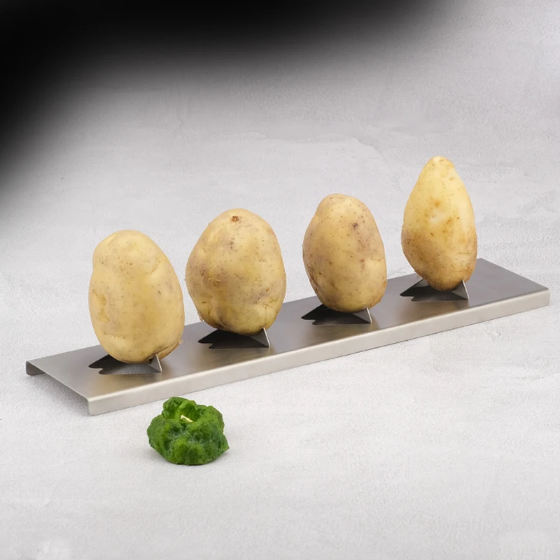 Wholesale Stainless steel potato rack hot sale bbq rack with non-stick coating potato roaster