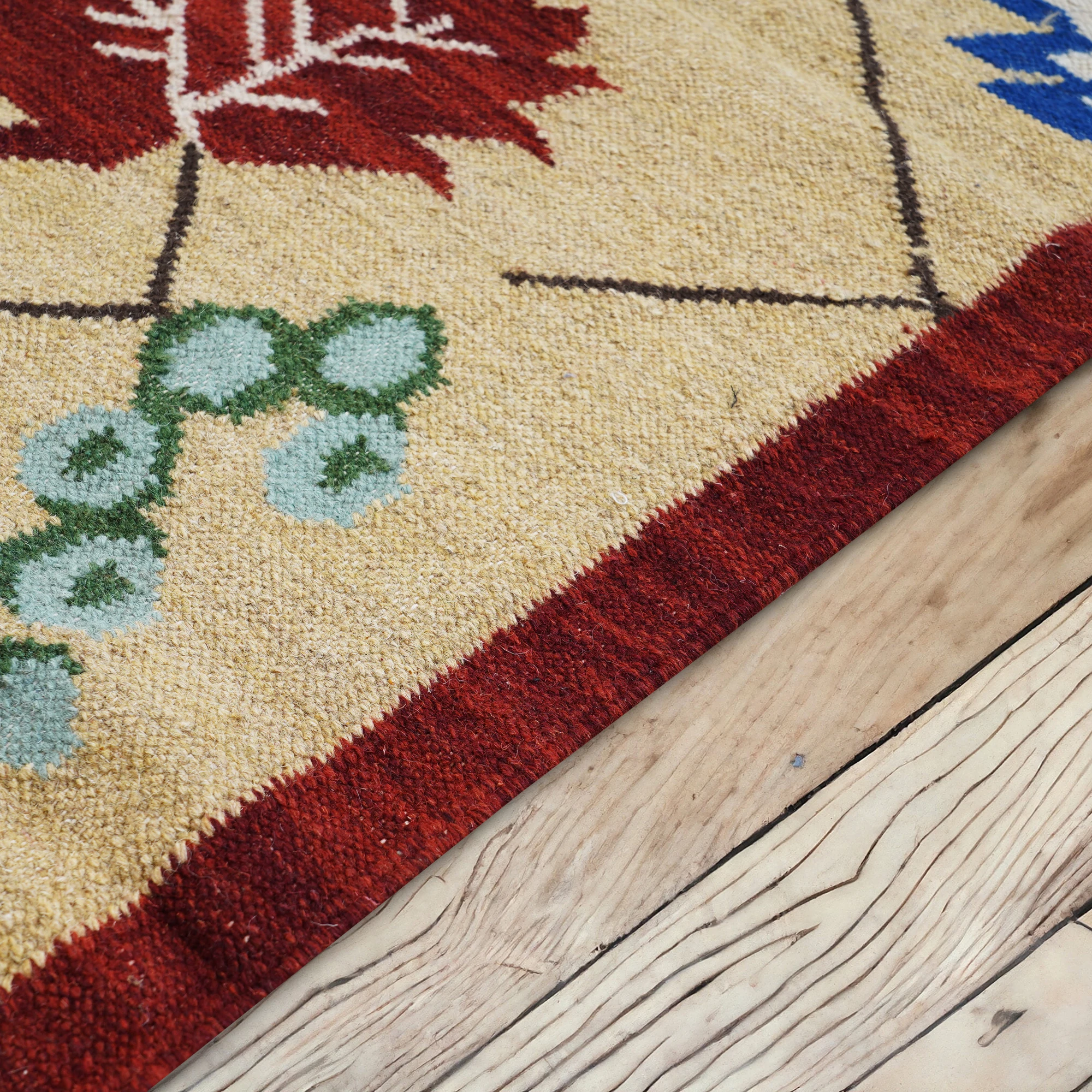 100% cotton unique design hand loom made soft multi purpose rugs for regular use handmade indian wool area rugs carpet wholesale