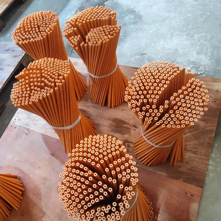 flexible epoxy plastic coated pultruded manufacturer tent pole solid fiber glass blank hollow fiberglass rod blanks