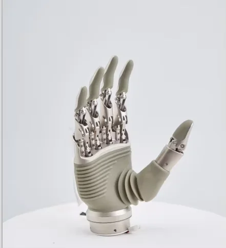 Intelligent Bionic Forearm Cosmetic Prosthetic Arm with Realistic Tactile Sensation Flexible Operation Rehabilitation Equipment