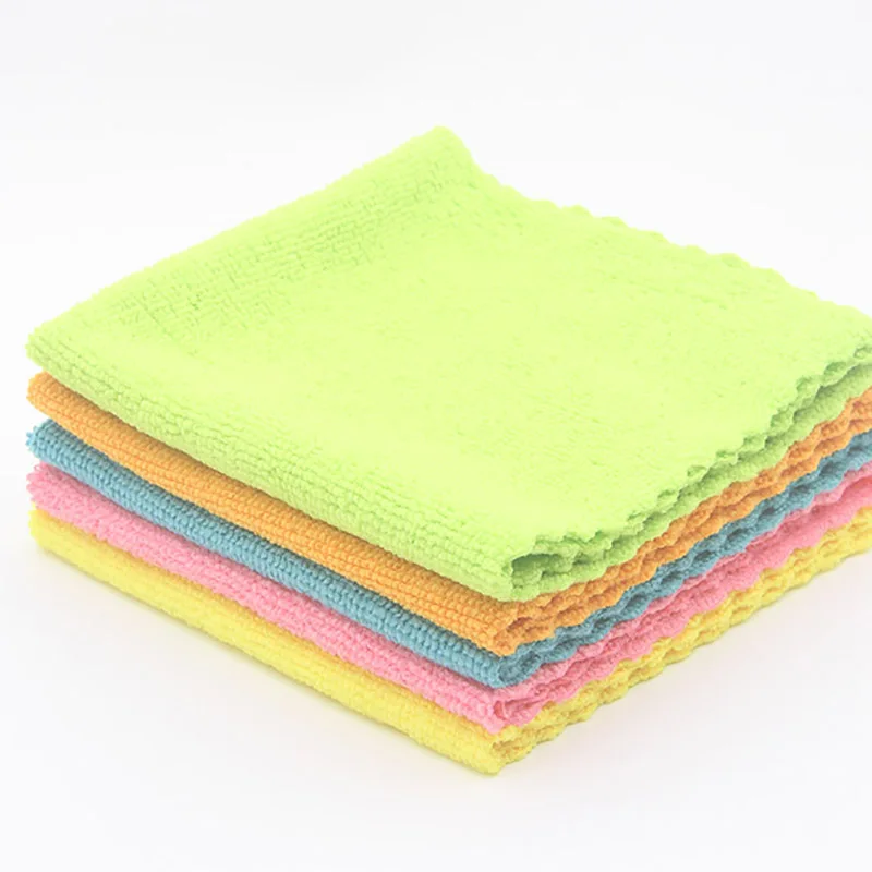 Edgeless durable machine washable 30x30 custom car wash microfibre towels