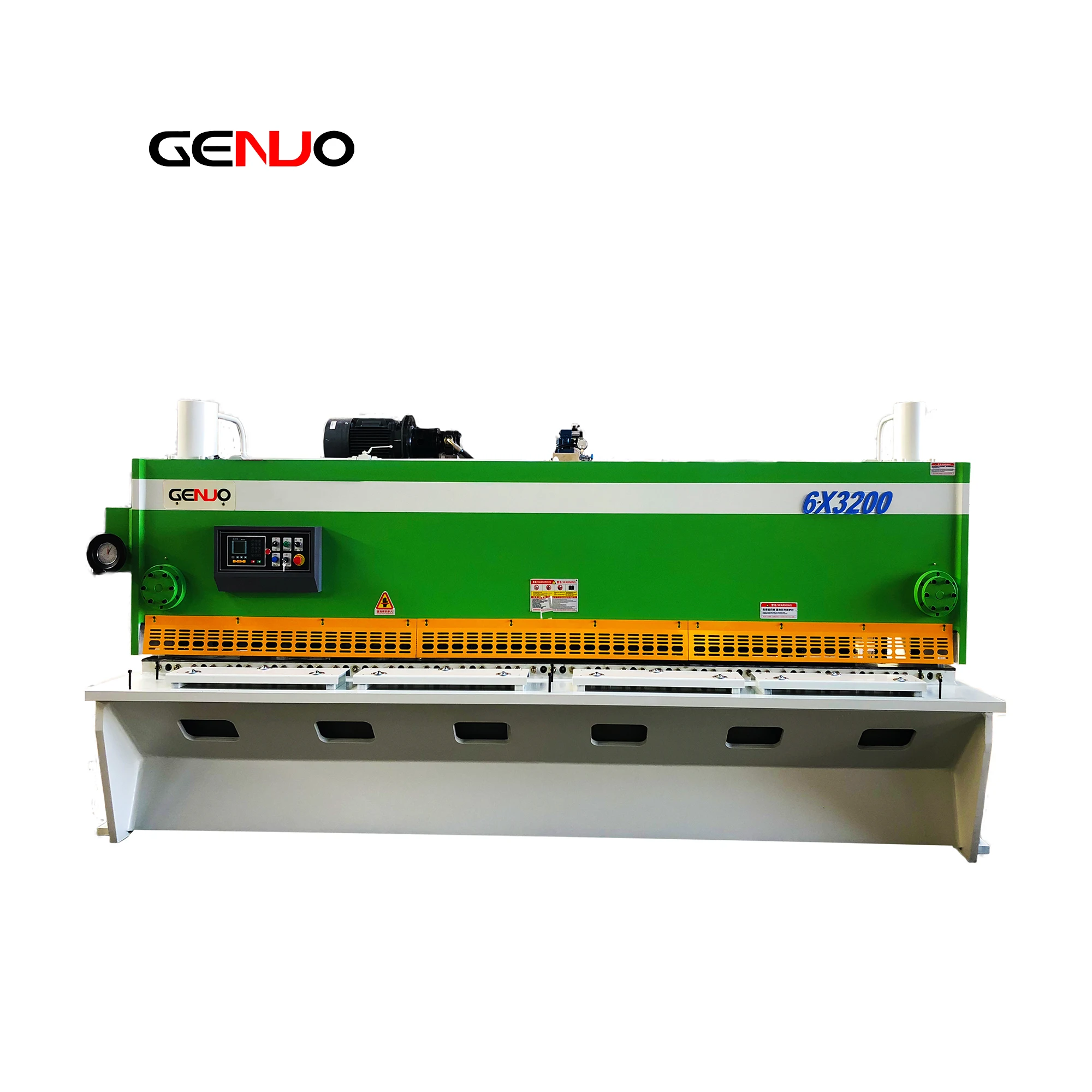 GENUO balde cnc hydraulic sheet metal plank shearing machine for sale