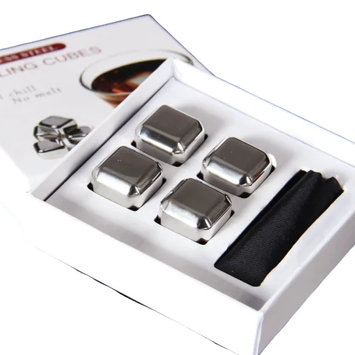 Reusable Whisky Stones Chilling Wine Stones Stain Steel Cooling Cubes