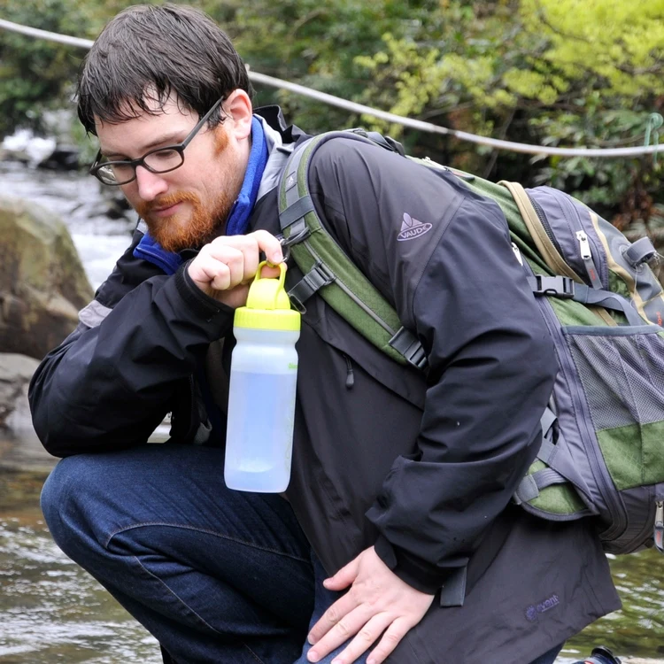 Diercon Drinking Water Filter System Sports Water Bottles Activated Carbon Outdoor Filtration