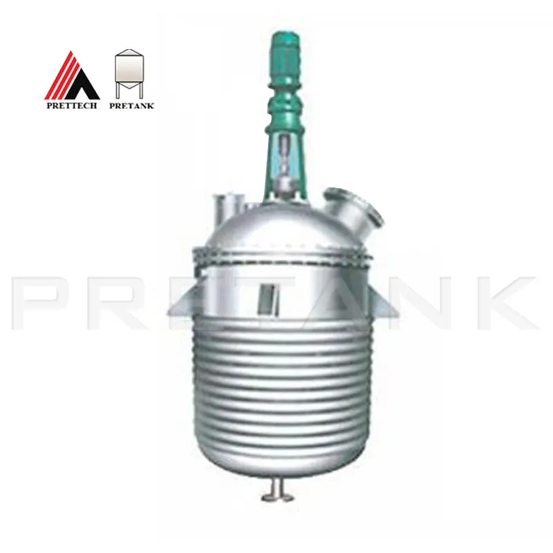High Pressure Chemical Reactor With Agitator For Heating And Mixing Multiple Liquid Components