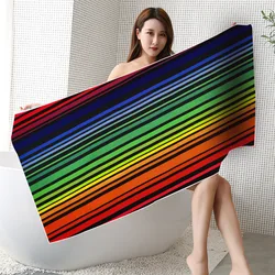 boho print softness cozy luxury terry 100% cotton Four layers gauze bath beach towels with logo custom print