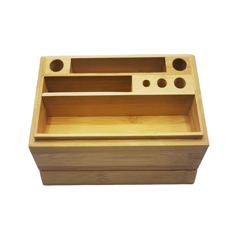 New Modern Multi-functional Wood Desk Organizers Bamboo Desktop Organizer Pen and Files Holder For Home And Office