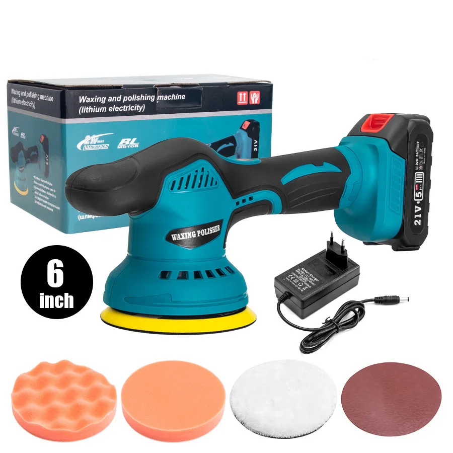 Car Polisher Buffer Wall Sander Rechargeable  Tool Polisher Floor Polisher Orbital Plasterboard Sander Sandpaper Sander