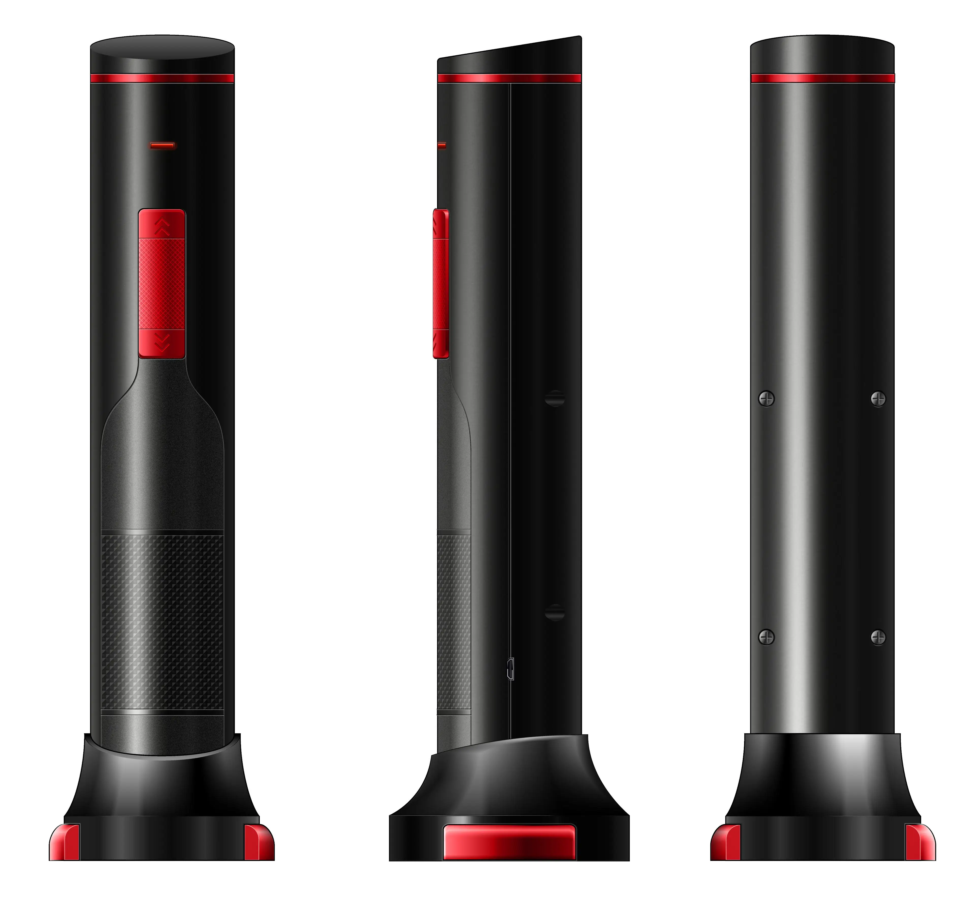 Corkscrew operated automatic electric usb rechargeable multifunction factory wholesale set with foil cutter bottle wine opener