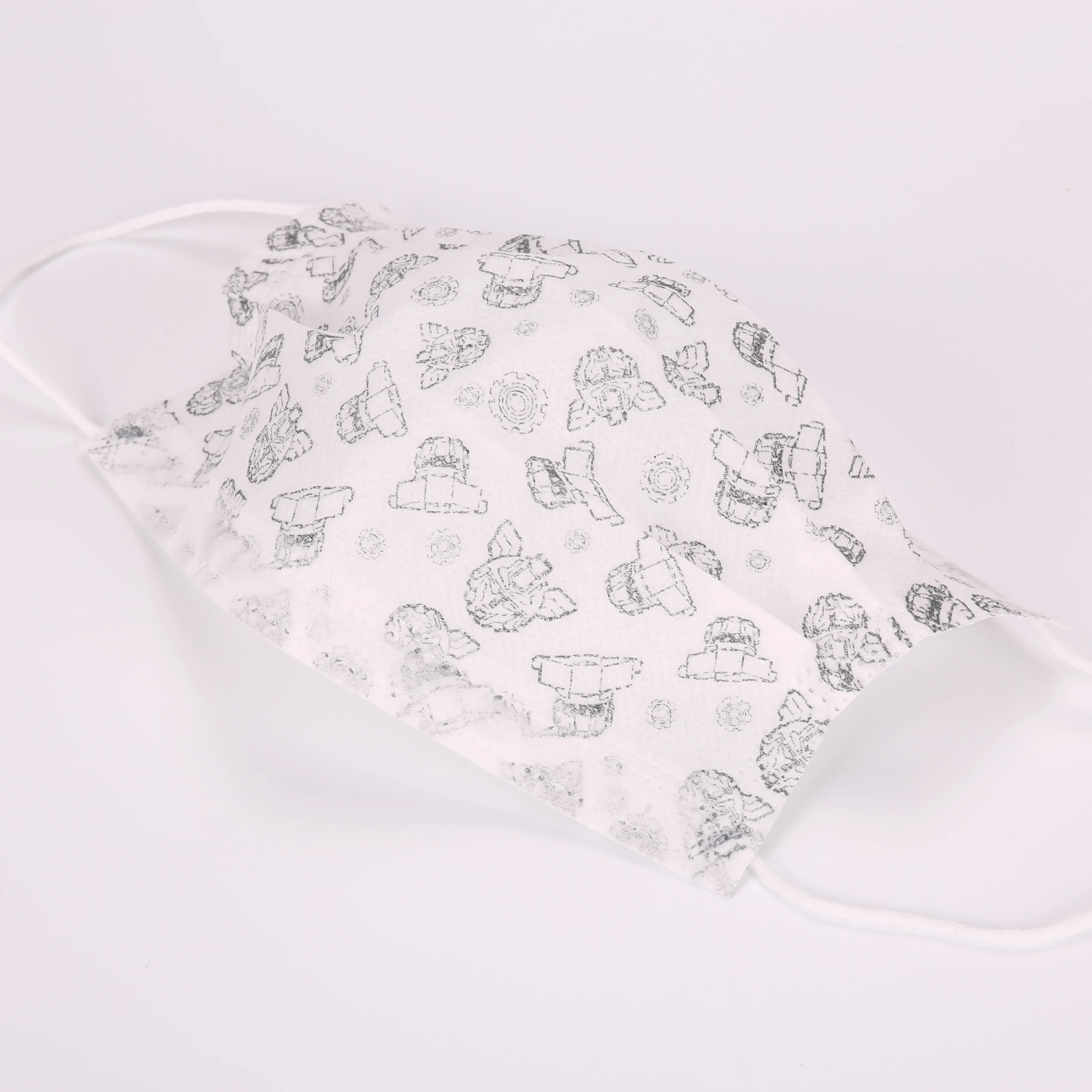 Wholesale Eco Friendly Custom Design Printed Disposable 3-ply Personal Protection Face Mask with Logo