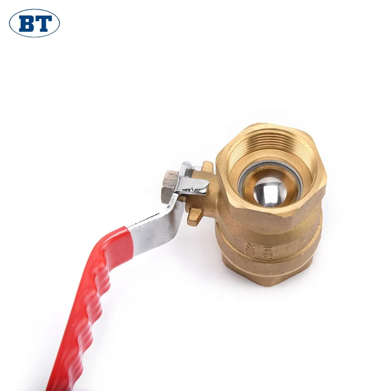 BT1013 top selling brass ball valve dn 50 with red handle
