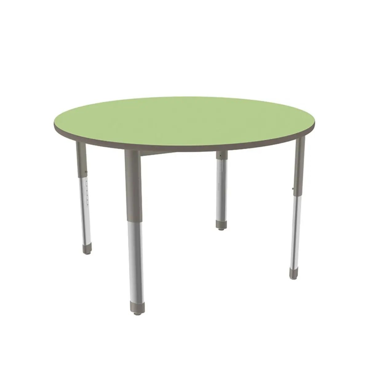 New Arrival Children School Home Group Dining Or Teaching Activities Round Adjustable Height Kids Table Homeschooling