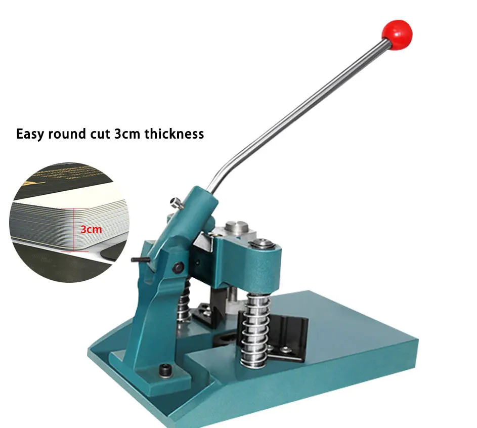 R3-R13 LKSBG-30C photo card Round Corner Cutting Machine Manual Round Corner Paper Cutter With Metal Structure