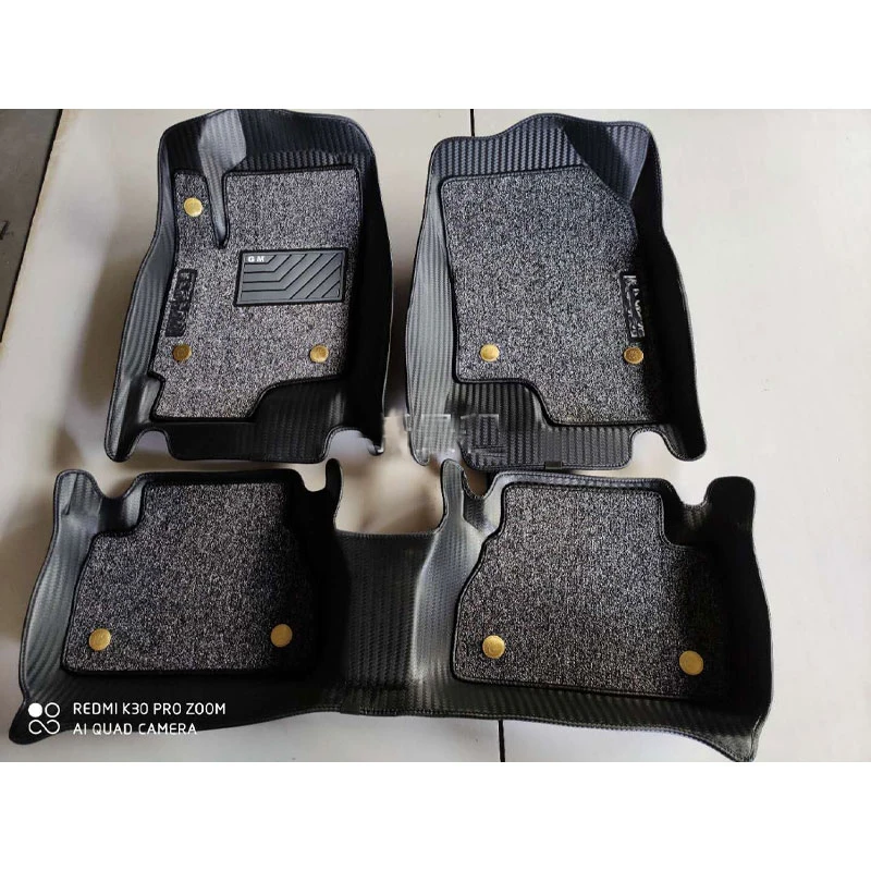 Chinese  made hot  pressed car floor mats preferred car floor mats straw mat