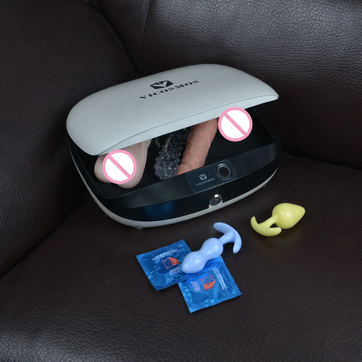 Sex products masturbator penis ring realist dildo titan gel bondage BDSM storage box fingerprint for couples