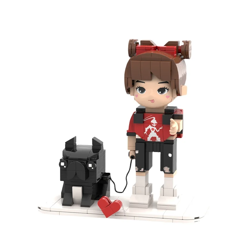 Emotional Gift for Kid Pet Model Moc Building Blocks  Plastic  Action Figure Toys Modeling  Customized  toy gift