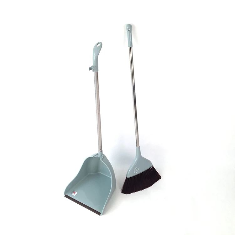 2021 New House Ware  Design Plastic Dustpan And Broom Set Combo