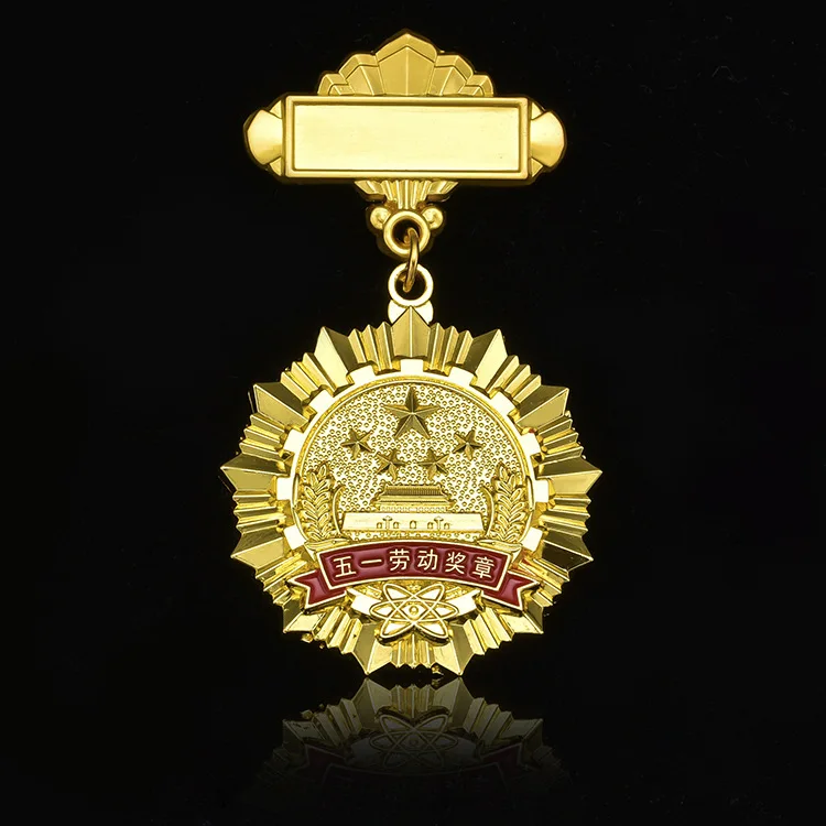 Manufacturer Wholesale Customized Metal Medal Commemorative Badge Of Honor