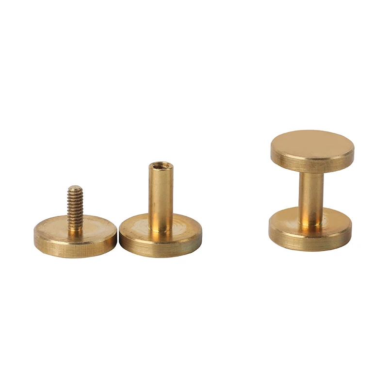 Factory Customized Brass  Binding Post Screw for Leather Belt
