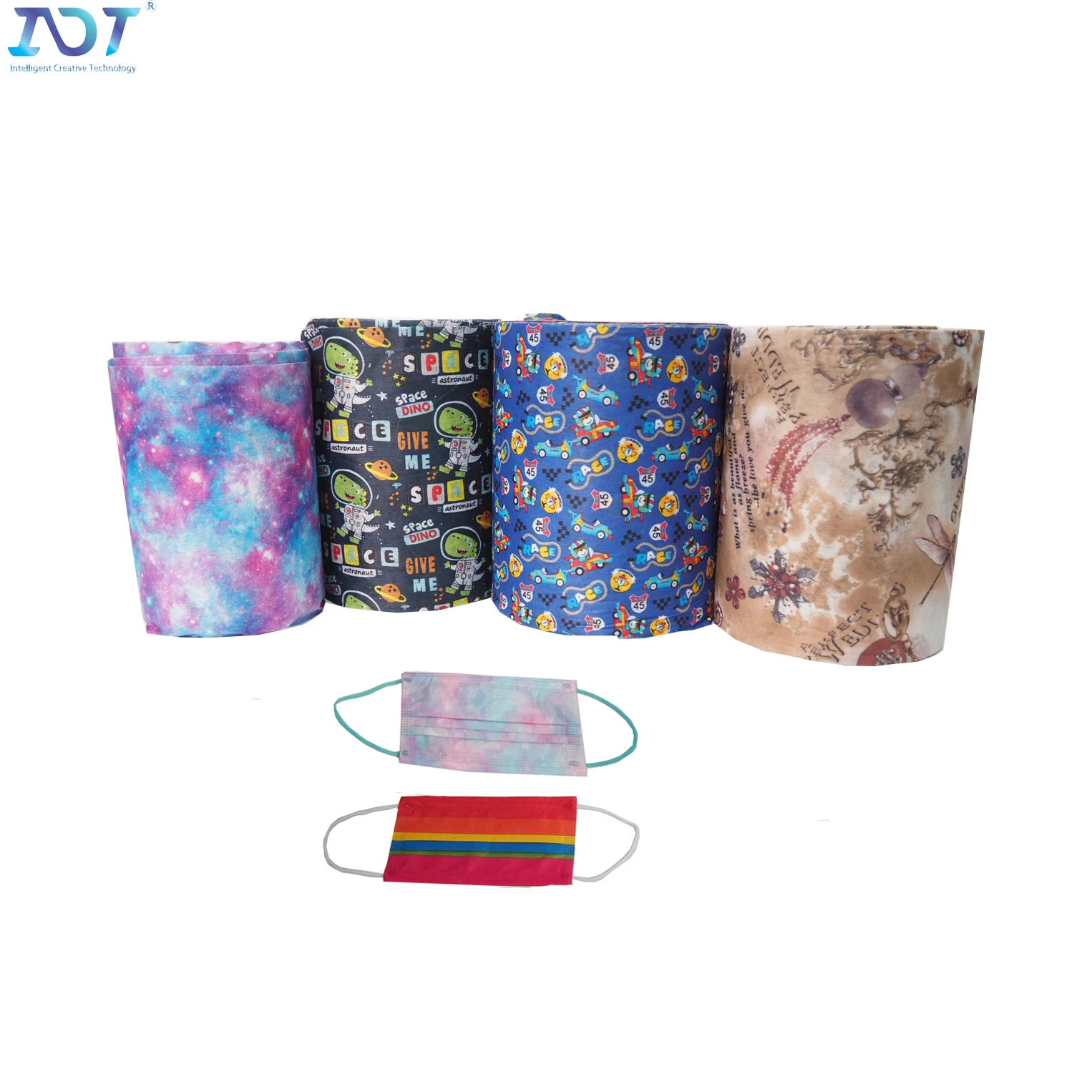 Wholesale Spunbond Nonwoven PP Design Fashion Printed SS Non Woven Fabric