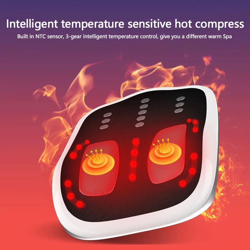 YICOLY TENS waist Lumbar vertebrae traction corrector infrared magnetic back pain massage machine shiatsu electric back massager