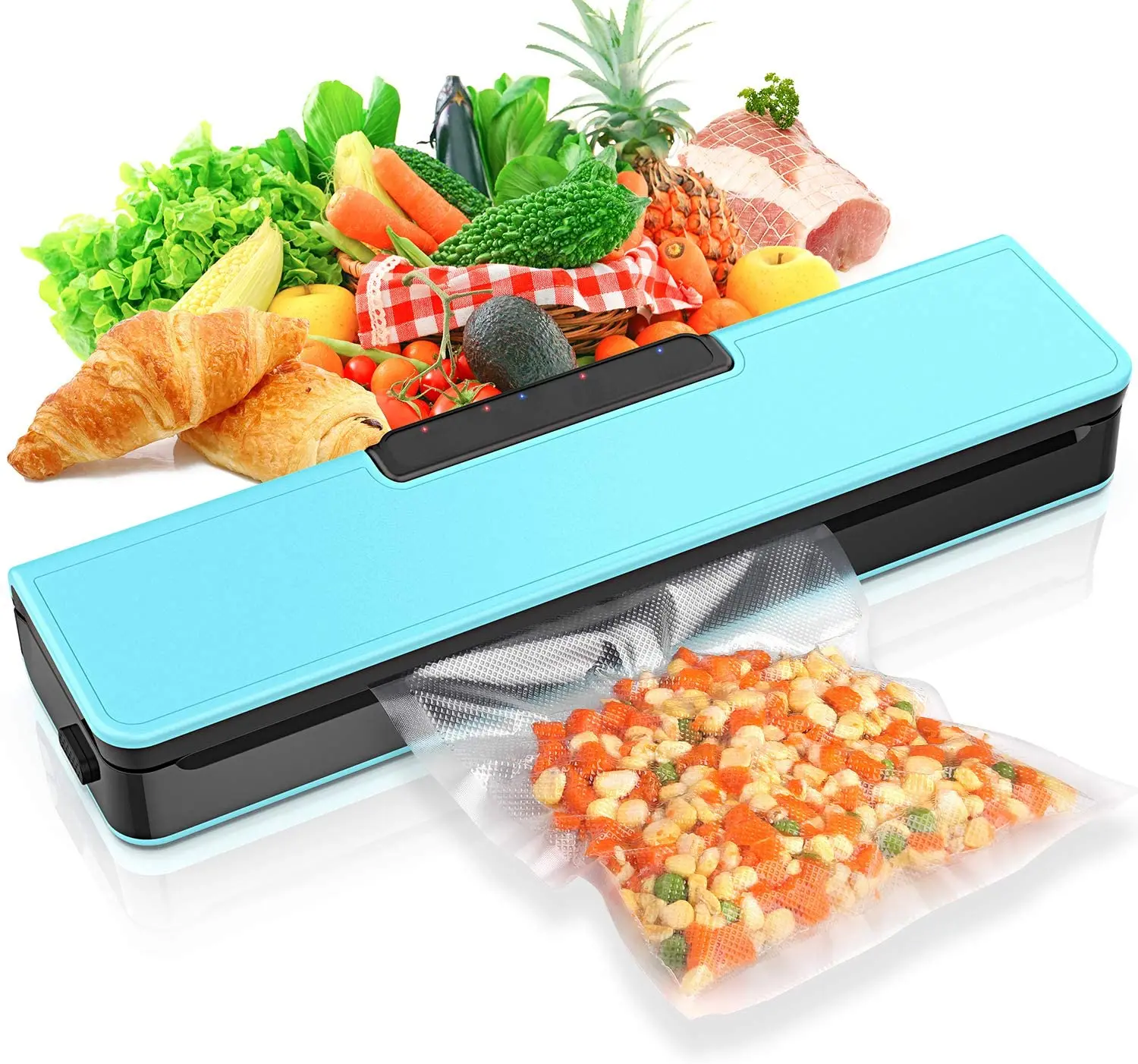 
Fully Automatic Wet and Dry LED Indicator Plastic Vaccum Sealer Vacuum Sealer Machine 