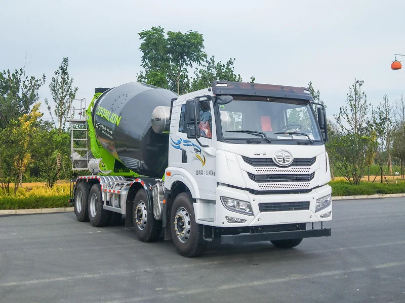 Zoomlion10F Four-Axle Concrete Mixer Truck 10F Productivity High-Accuracy Pump Concrete mixer truck