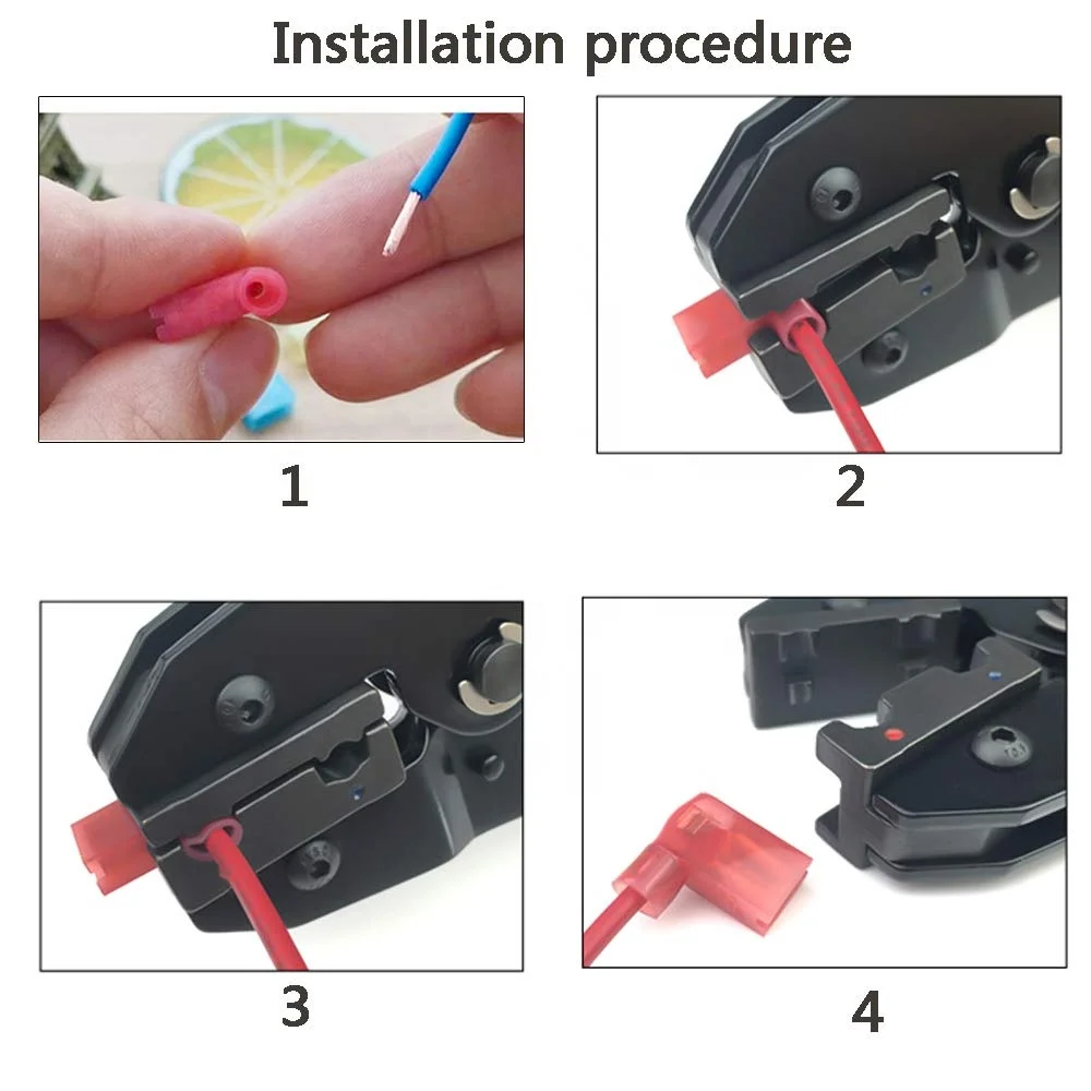 High Quality Nylon-Insulated Flag Quick Clamp Wire Push Grid Panel Connector