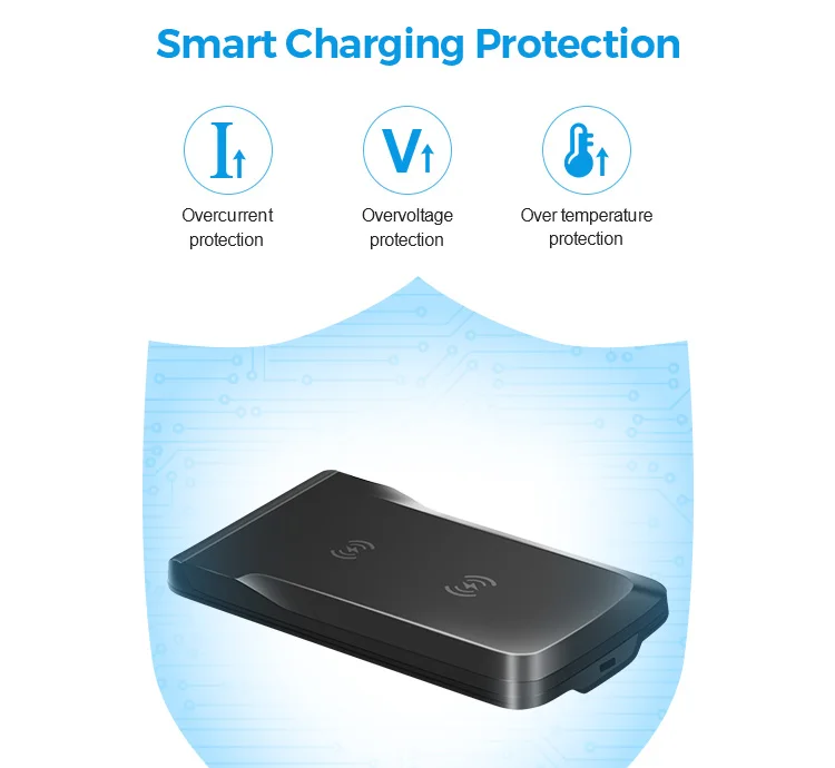 QI Certified Wireless Charger Stand 15W 10W Fast Charging Fold to Pad Powermat Foldable Univeral Desktop