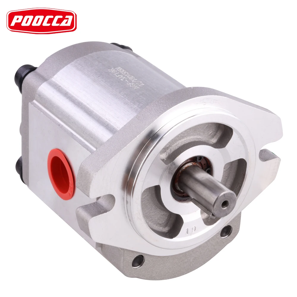 Micro Aluminum Oil Fange Type HGP-3A Hydraulic Gear Pump China Pumps