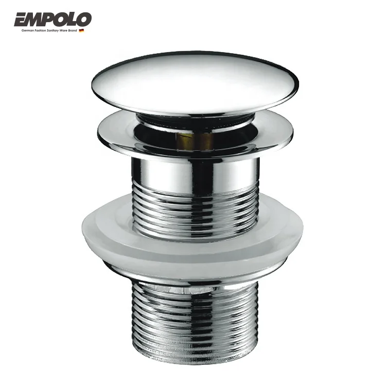 Hot selling brass sink waste with overflow drain pop up faucet accessory wash basin drain pipe