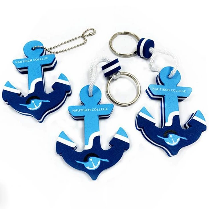 Custom logo floating key chain keyring eva foam keychains cheap price