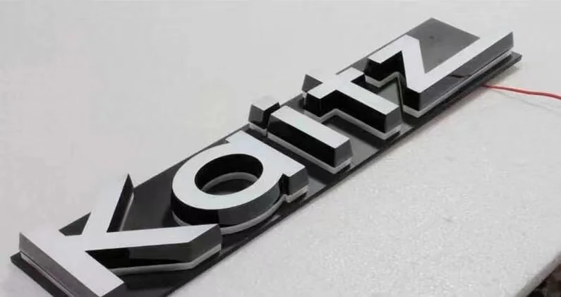 3D буквы индивидуальный канал светящаяся акриловая светодиодная вывеска