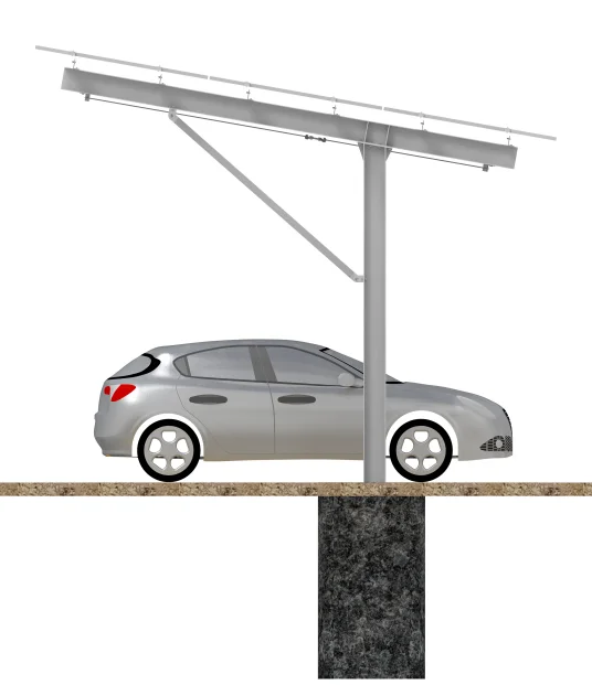 Solar ground mounting system solar carport mountig brackets