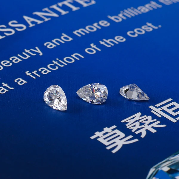 Starsgem китайский производитель отличный цвет груша лаборатория созданный Муассанит свободные