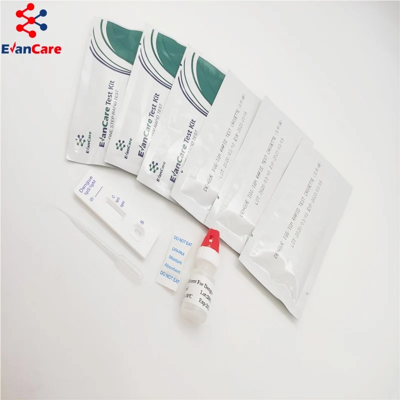 EVANCARE diagnostic test kit one step dengue Test with CE mark and CLIA Waived