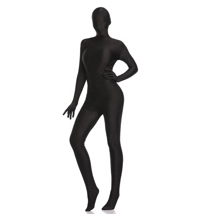 
Unisex Polyester Spandex Bodysuits Women Full Body Catsuit Halloween Costume Nylon Spandex Zentai 
