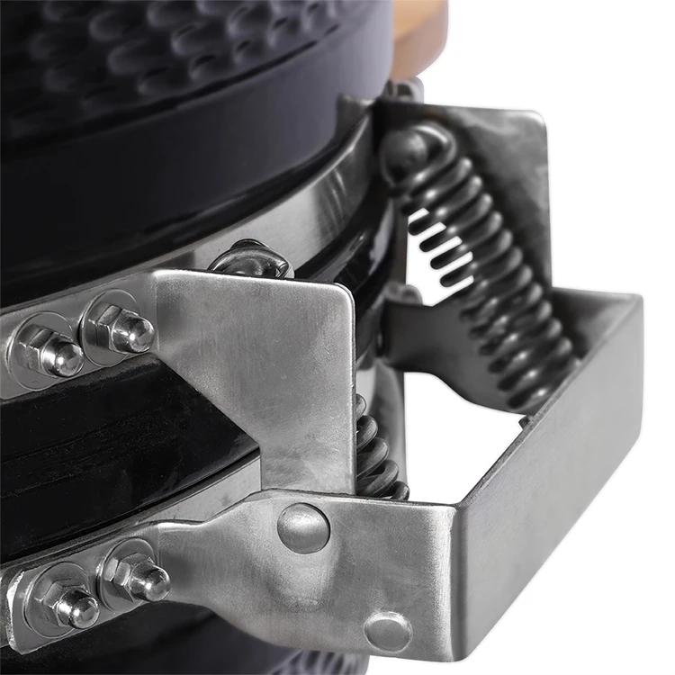 Kamado Rotisserie Ring Grill Grates Top Thermometer Chimney Vent Scharniere Hinges Hornos Pizza Cooper Kamado 18 Inch