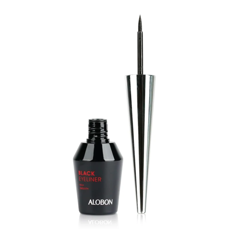Alobon Charm Black  Long Lasting High Quality Matte Black Magic Waterproof Pencil Eye Liner Liquid Rich Eyeliner
