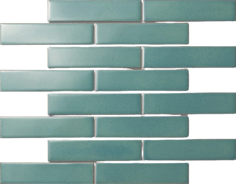 scallop tile mosaic herribone tile