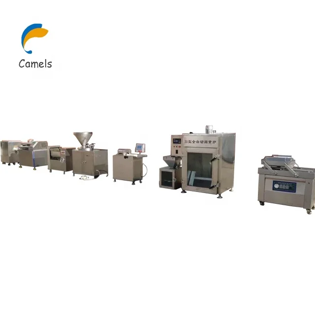 Complete Beef Meat Sausage Filler Making Production Line Machine In China